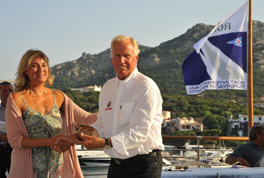 Neville Crichton Alfa Romeo’s owner - Boat International Superyacht Regatta Photo: Francesco Nonnoi YCCS  © YCCS - 
